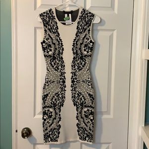 BCBG Maxazria Bodycon Print Dress